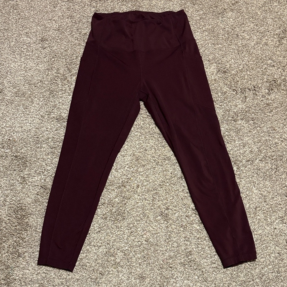 90 Degree By Reflex Burgundy Activewear